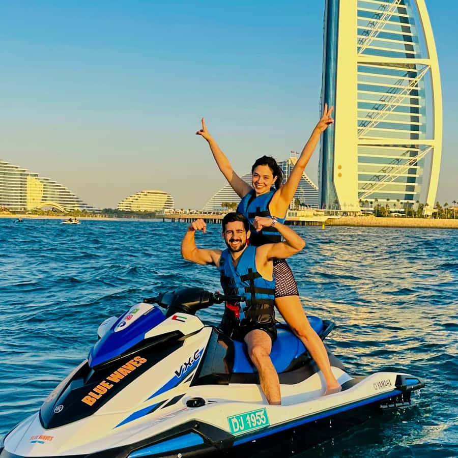 Dubai: Experience Jet Ski to Burj Al Arab +PICTURES & VIDEOS - Meeting at Jumeirah 2, then moving to the water