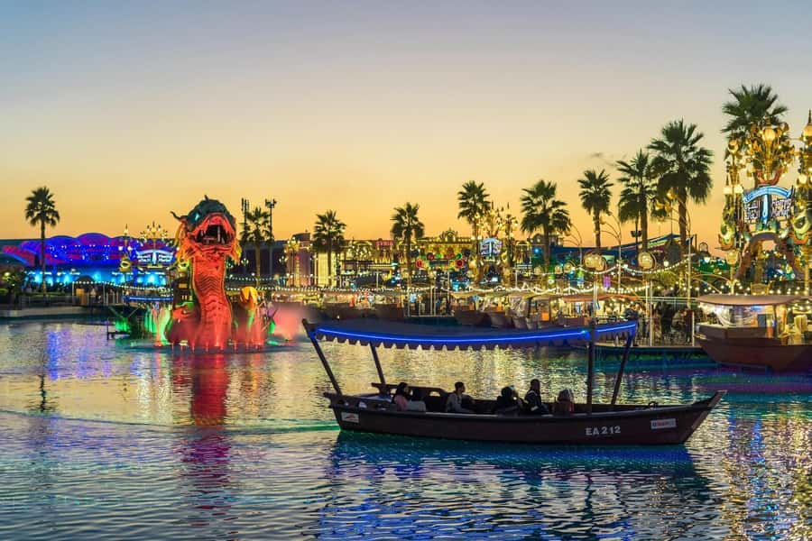 Dubai: Global Village Entry Ticket with Hotel Transfers - Shows, festivals, and fireworks after dark