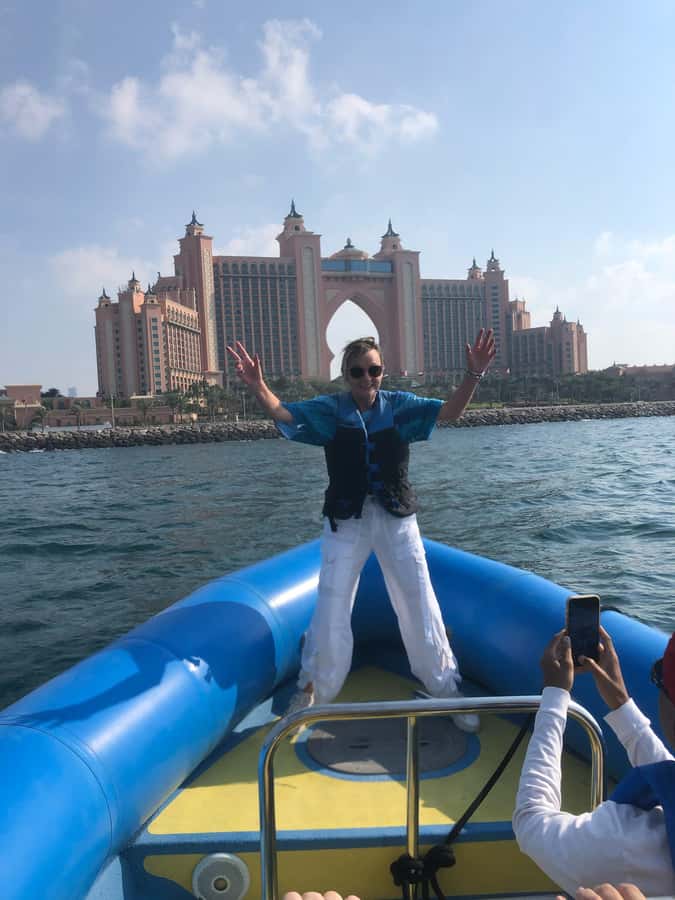 Dubai: Guided Speedboat Tour with City Sights & Ice Cream. - Ain Dubai and the Return Along the Coast