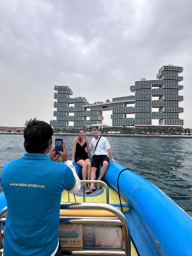 Dubai: Guided Speedboat Tour with City Sights & Ice Cream. - Burj Al Arab: The First Big Photo Stop