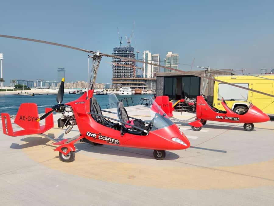 Dubai: Gyrocopter Introductory Flight - Dubai Eye, the World Islands, and Burj Al Arab