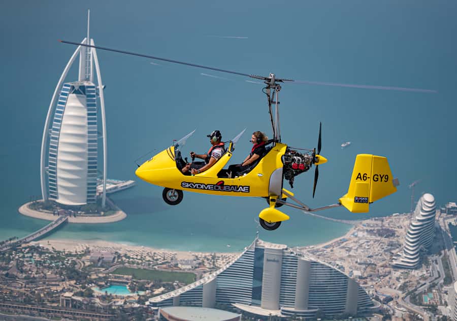 Dubai: Gyrocopter Introductory Flight - Checking in at Skydive Dubai Palm Dropzone