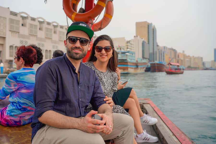 Dubai: Half-Day City Tour with Blue Mosque, Creek, and Souks - Inside the Blue Mosque, when it is open
