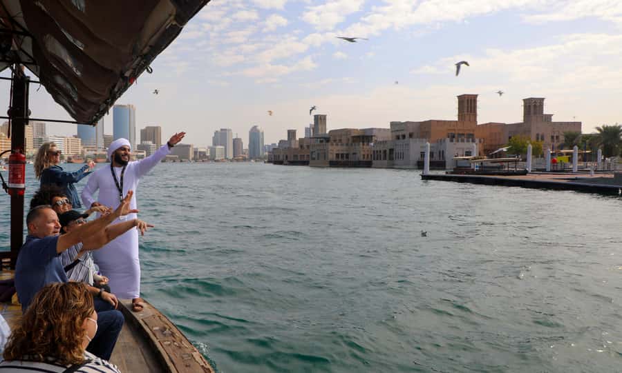 Dubai: Half-Day City Tour with Blue Mosque, Creek, and Souks - Transport, guides, and the pickup question