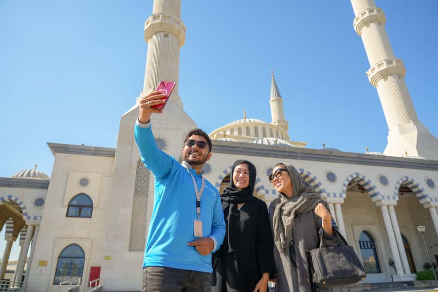Dubai: Half-Day City Tour with Blue Mosque, Creek, and Souks - The Museum of the Future from the outside
