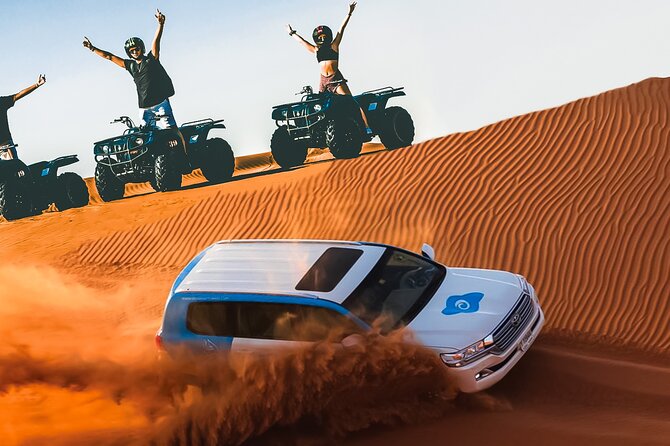 Dubai: Half-Day Desert Safari, Camels, Quad Bike & Refreshments - Hotel Pickup and the Ride to Lahbab