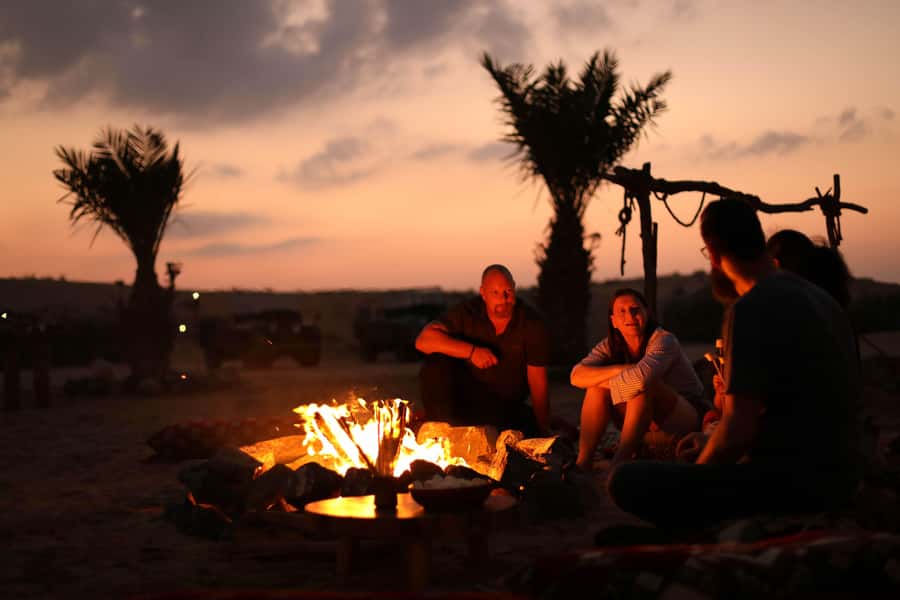 Dubai: Heritage Desert Safari wtih Overnight and Breakfast - Morning coffee and a serious breakfast