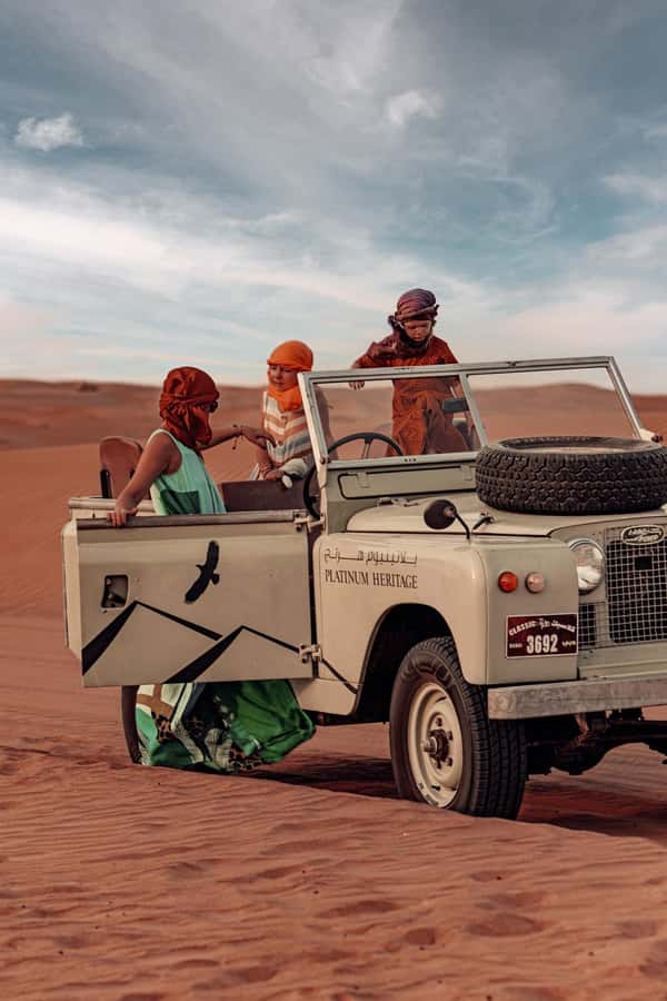 Dubai: Heritage Safari in Vintage Land Rover with Dinner - A Bedouin-style camp with useful hands-on details