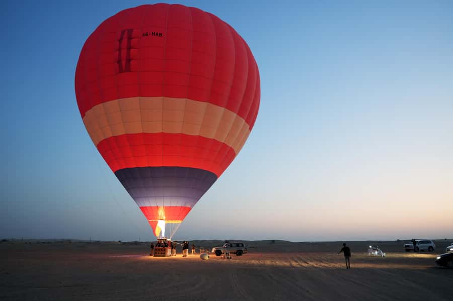 Dubai: Hot Air Balloon Ride & Falcon Show Over the Desert - What the $302 price buys you