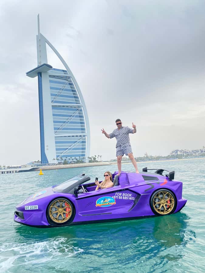 Dubai: Jet car at Burj Al Arab with photos and videos - Starting at BlueSea Watersport
