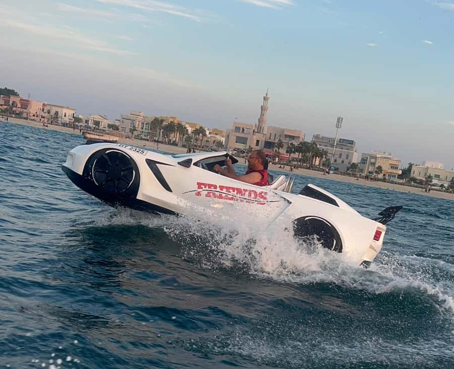 Dubai: Jet Car to Burj Al Arab with Breakfast and Soft drink - Driving a jet car from Umm Suqeim