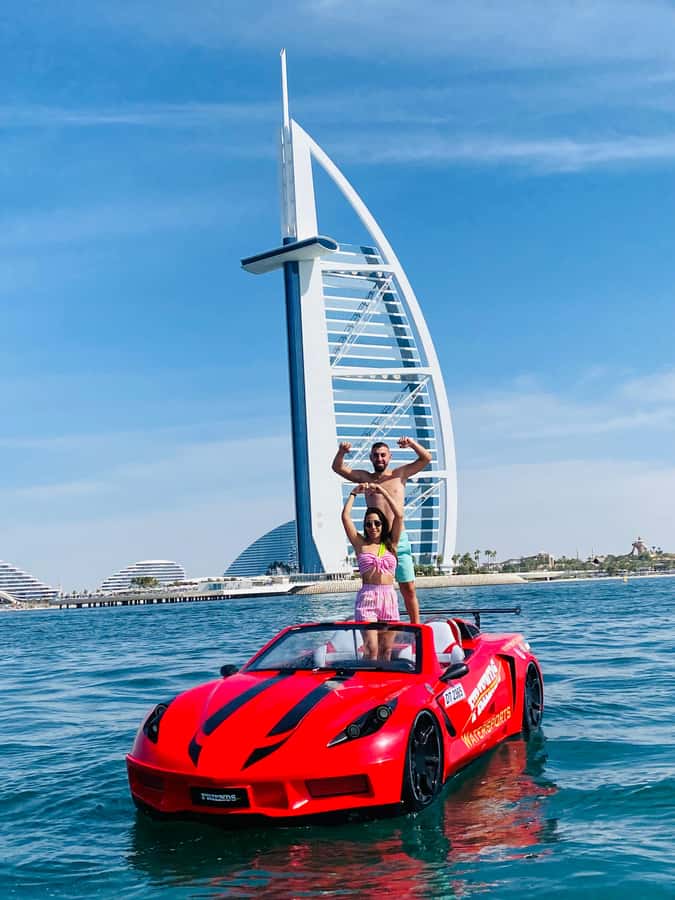 Dubai: Jet Car to Burj Al Arab with Breakfast and Soft drink - Burj Al Arab, the first big photo stop