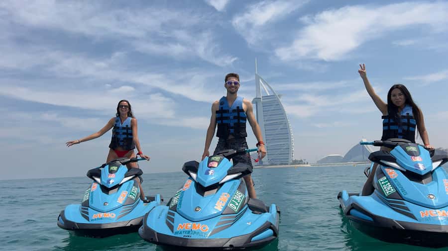 Dubai Jet Ski: Burj Khalifa, Burj Al Arab, Pics & Ice Cream! - Meeting at Umm Suqeim Marina