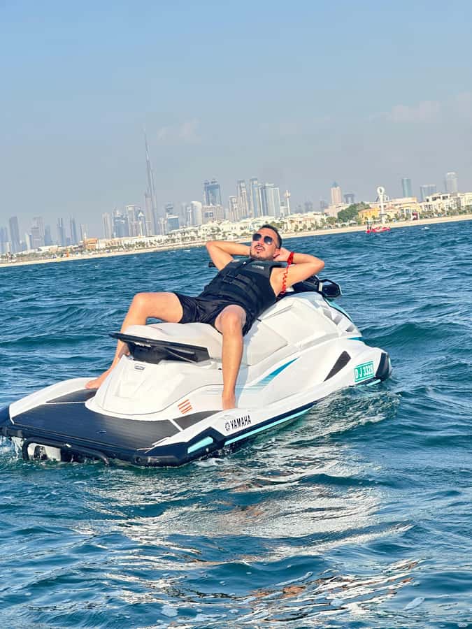 Dubai Jet Ski & Chill? More Like Jet Ski & Thrill! + Coffee - Riding toward Dubai’s best-known views
