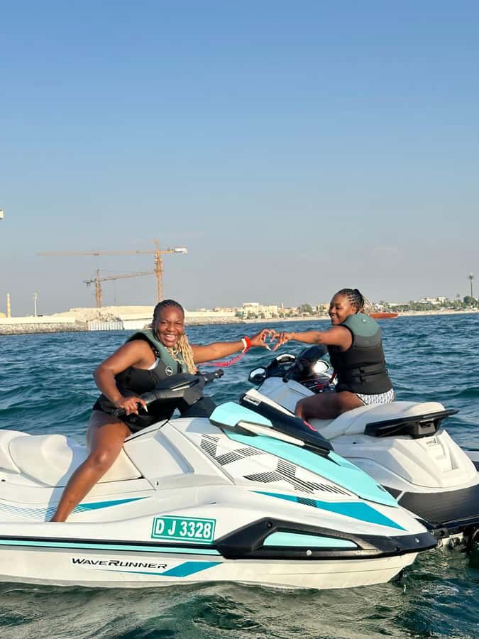 Dubai Jet Ski & Chill? More Like Jet Ski & Thrill! + Coffee - Choosing the 1050cc Yamaha jet ski