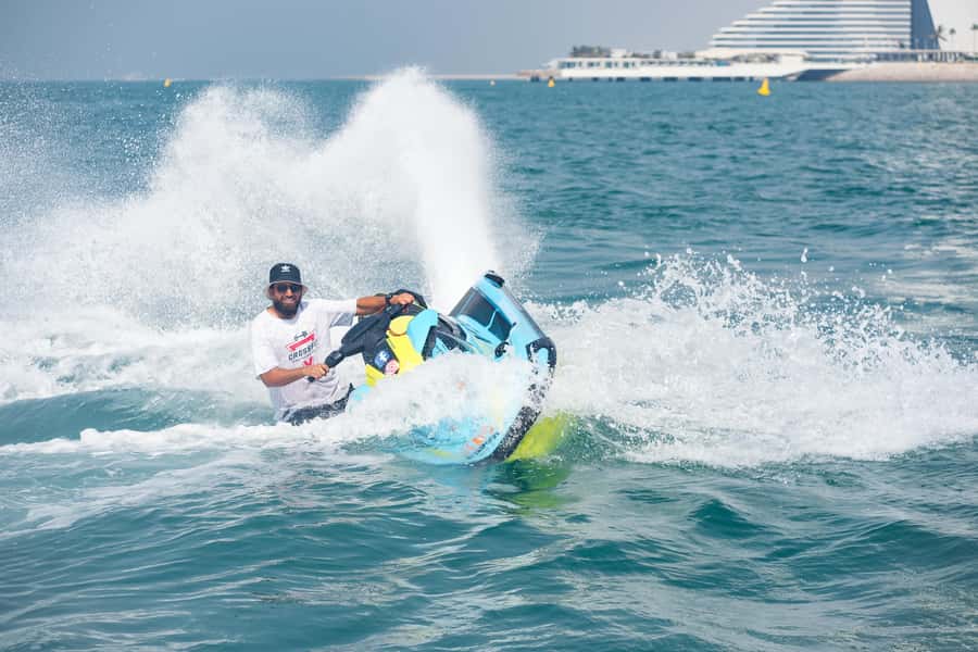 Dubai: Jet Ski to Atlantis with Videos, Photos and Ice Cream - Around Palm Jumeirah and Atlantis The Royal