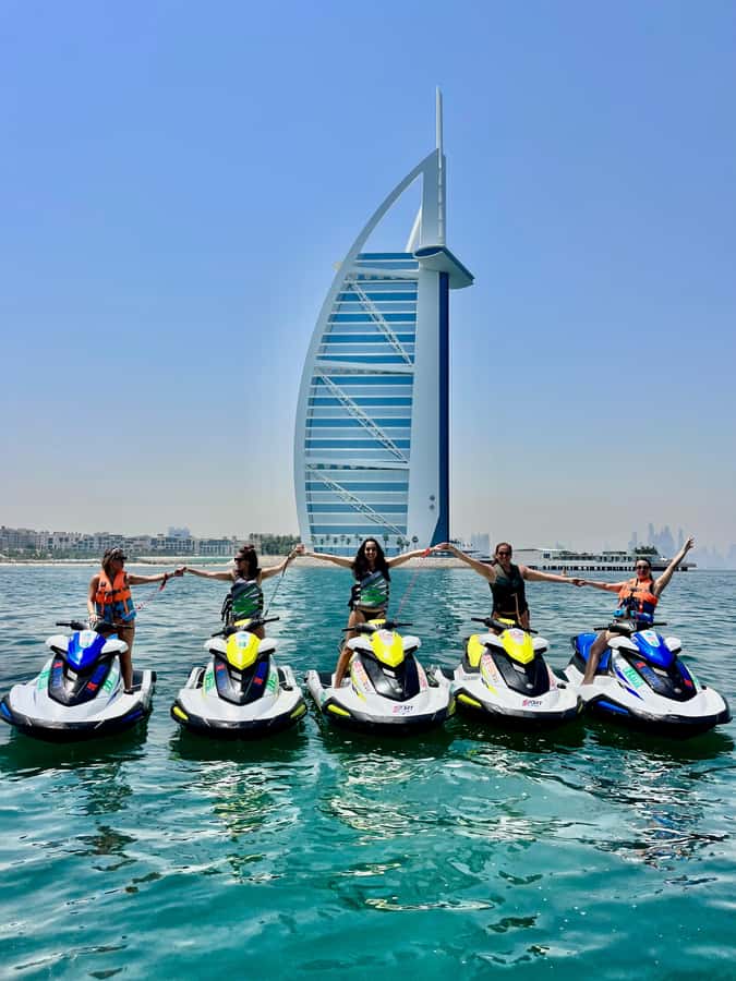 Dubai: Jet Ski to Burj Al Arab included Photos and Videos - The first few minutes on the water