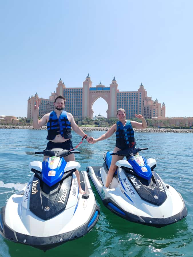 Dubai: Jet Ski Tour of Burj Al Arab & Atlantis the Palm - Atlantis The Palm and Palm Jumeirah from the water