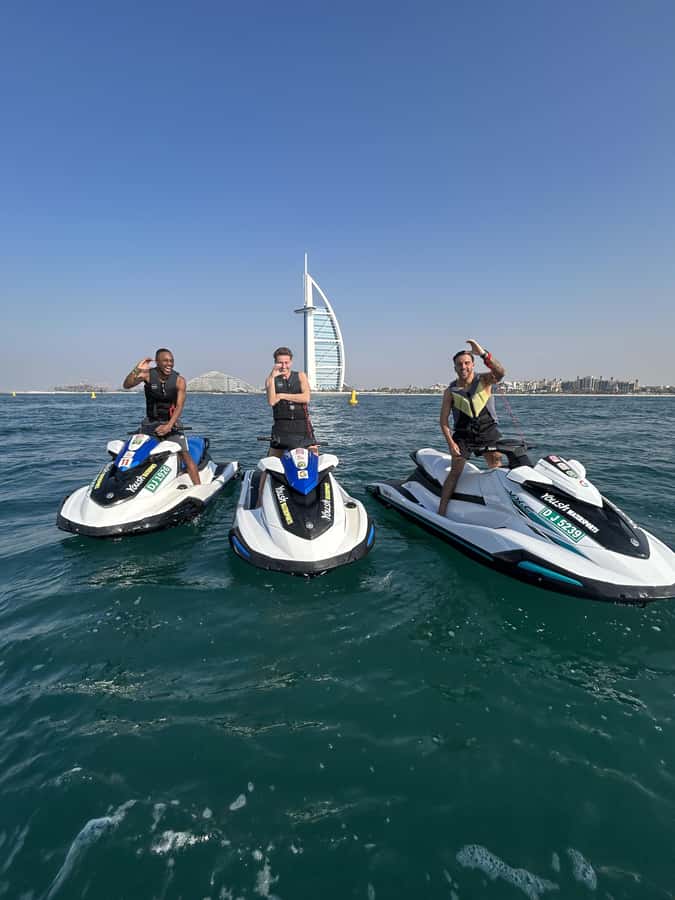 Dubai: Jet Ski Tour of Burj Al Arab with Photos - Riding the jet ski instead of watching from a boat
