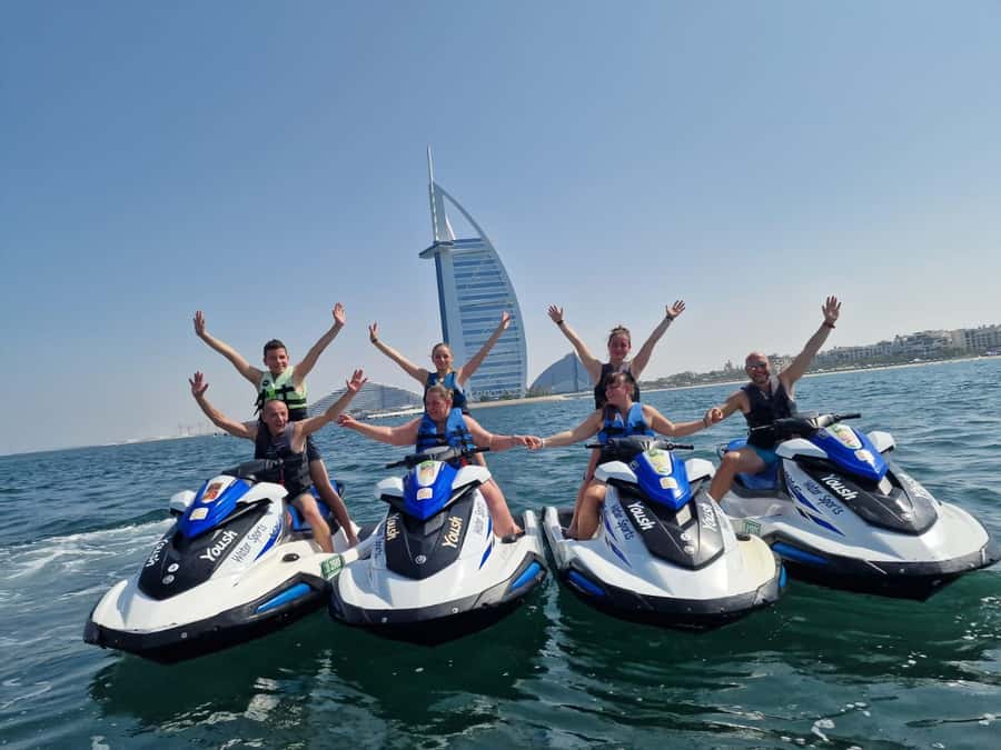 Dubai: Jet Ski Tour of Burj Al Arab with Photos - Getting ready for a smoother ride