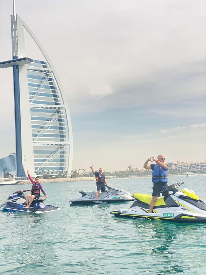 Dubai: Jet Ski Tour to Burj Al Arab and Atlantis - The guides and the photo service