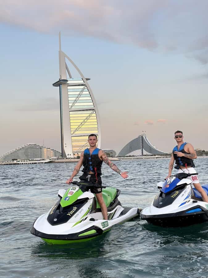 Dubai: Jetski Adventure w/ Burj Khalifa & Burj Al Arab Views - Starting at Yoush Water Sports Dubai