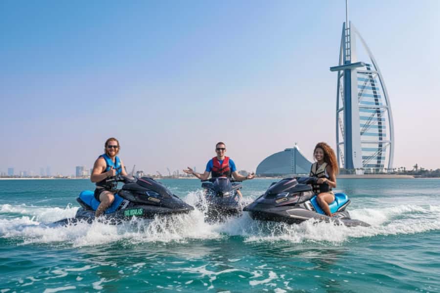 Dubai: Jetski, Burj Khalifa, Burj Al Arab, Juice, & Photos - A short, high-speed look at Dubai from the sea
