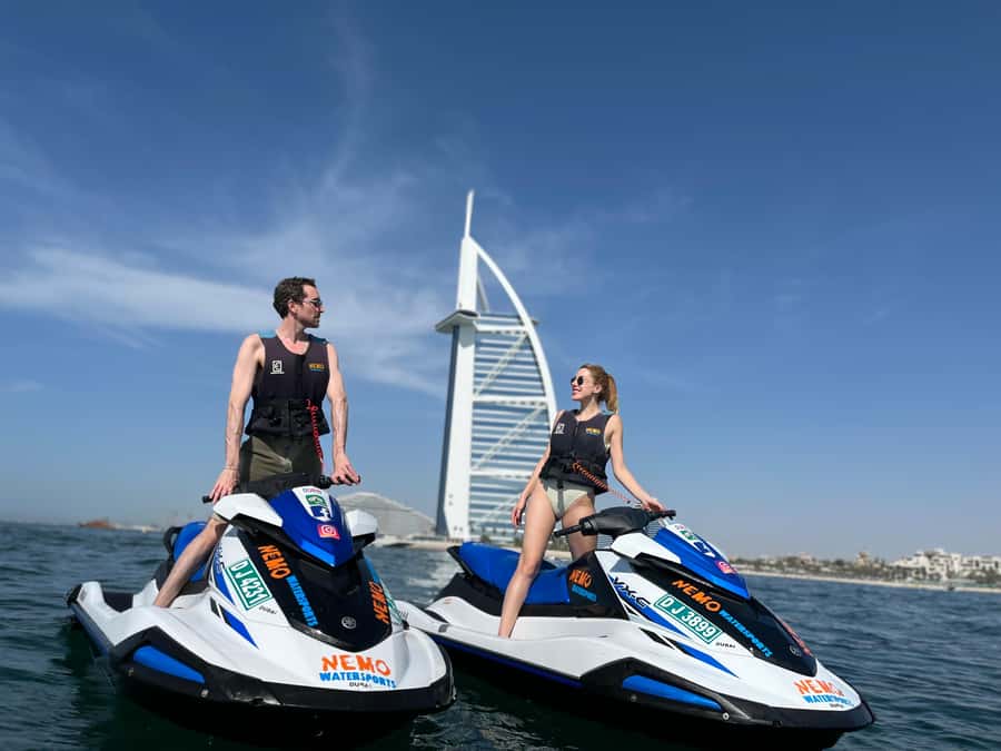 Dubai: Jetski to Burj Arab-Atlantis w Pic, Video & Icecream - Who will enjoy this jet ski ride most?