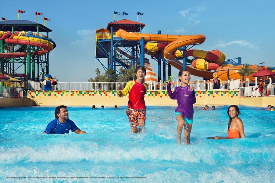 Dubai: LEGOLAND® Water Park Entry Ticket - The LEGO Wave Pool and slower water time