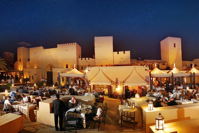 Dubai: Luxury Desert Fortress Dinner, Camel Ride & Live Shows - A Traditional Welcome with Coffee and Frankincense
