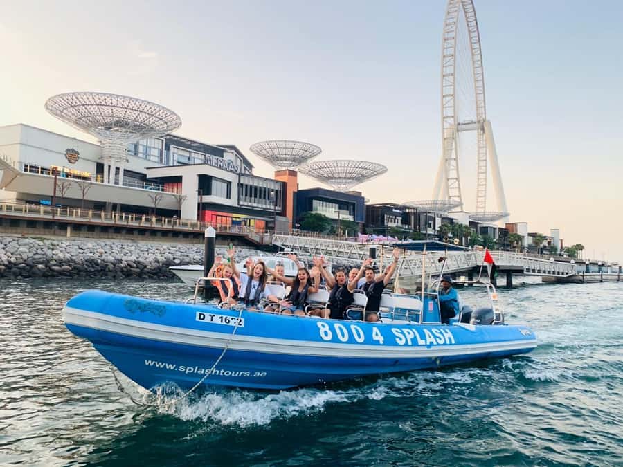 Dubai Marina : 1.5-Hour Atlantis Sightseeing Speedboat Tour - Dubai Marina: towers, yachts, and the first views