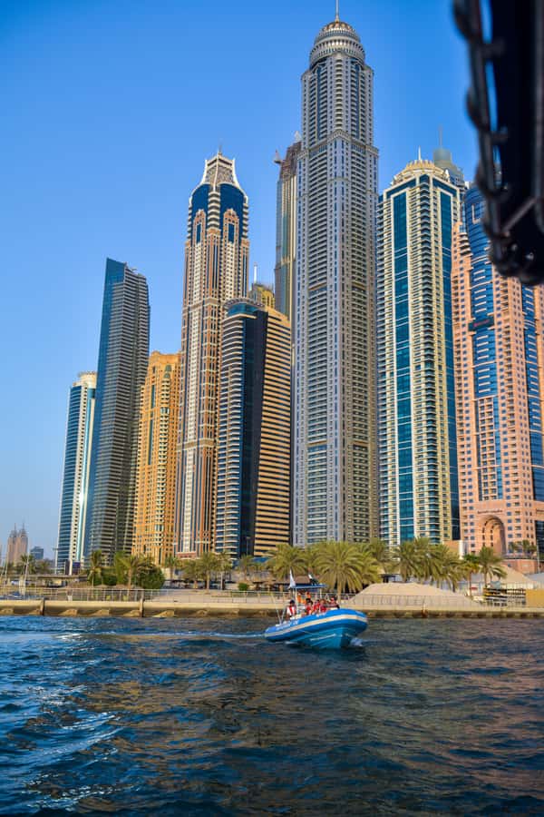 Dubai Marina : 1.5-Hour Atlantis Sightseeing Speedboat Tour - Meeting behind Al Rahim Mosque