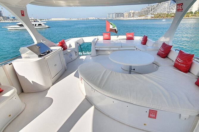 Dubai Marina 1hr Yacht tour with Drinks - Jumeirah Beach Residence from the water