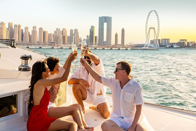 Dubai Marina 2 Hour Sunset Yacht Tour with Alcoholic Drinks - The Marina departure and first views