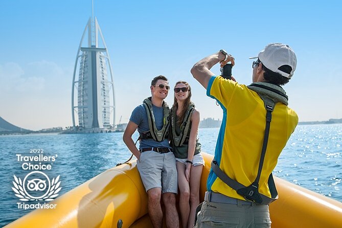 Dubai Marina Guided Sightseeing High-Speed Boat Tour - Palm Jumeirah and the view of Atlantis