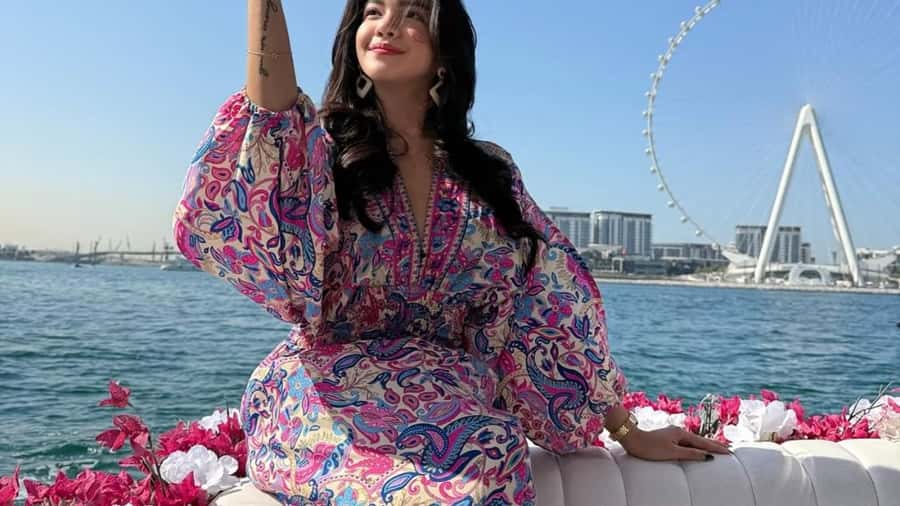 Dubai Marina: Private Boat Tour with Flower - Passing Dubai Harbor and the big cruise ships