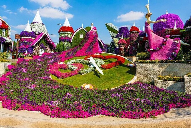 Dubai: Miracle Garden Tickets with Round-trip Transfer - Your pickup from six Dubai areas