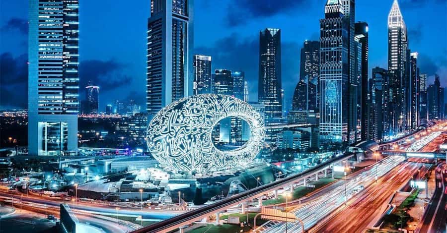 Dubai: Nighttime Guided City Tour by Van & Blue Water Island - Burj Khalifa and the bright heart of Downtown Dubai