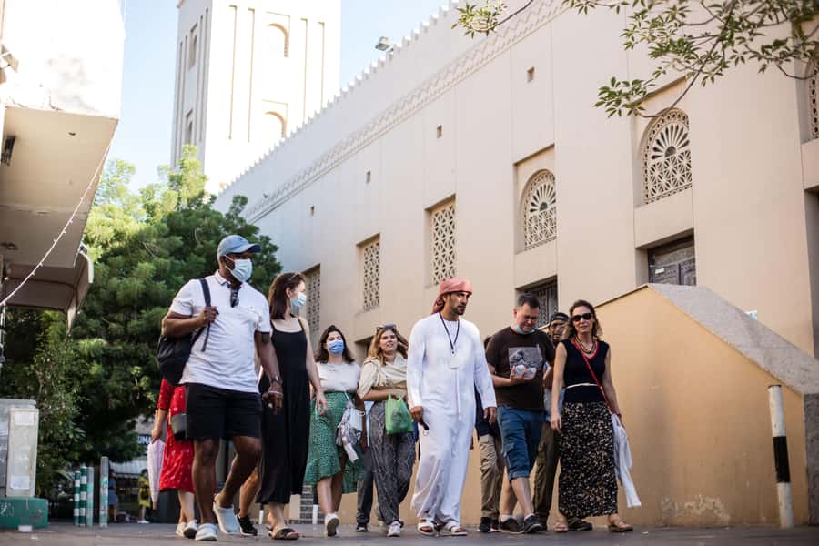 Dubai: Old Town, Creek, Museums, Souks, & Street Food Tour - Al Fahidi and Bastakiya explain old Dubai