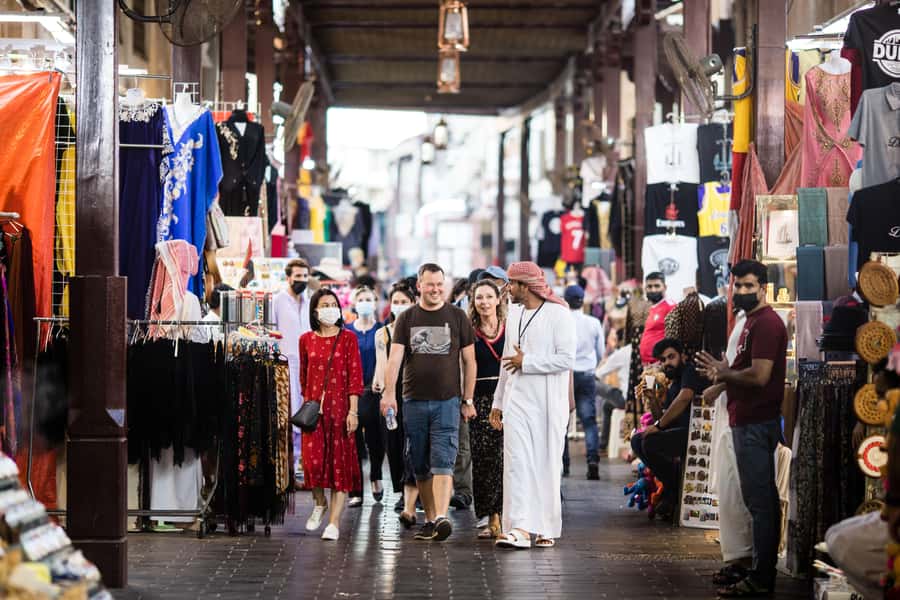 Dubai: Old Town, Creek, Museums, Souks, & Street Food Tour - The Gold Souk finishes the route
