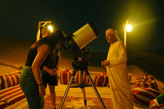 Dubai Overnight Desert Safari, BBQ & Stargazing at Al Khayma Camp - Which guide and group experience should you expect?
