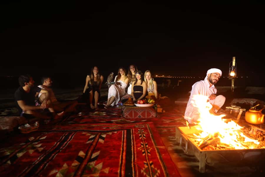 Dubai: Overnight Safari, Dinner, Stargazing & Al Khayma Camp - Dune bashing and sandboarding across Lahbab