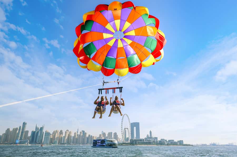 Dubai: Palm View and JBR View Parasailing Experience - Key points before you book