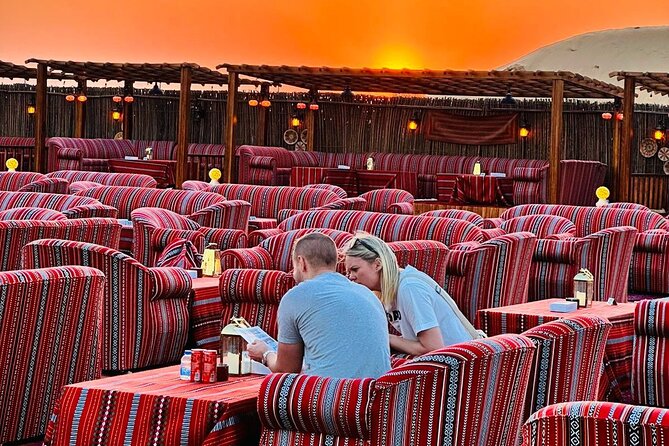 Dubai Premium Desert Safari – Live Buffet Dinner & Luxury Camp - A 32-item buffet with practical drink coverage