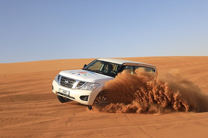 Dubai Premium Desert Safari with Live shows & Gourmet Dinner - Pickup, timing, and the ride to Lahbab