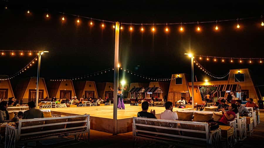 Dubai: Premium Red Dune Safari with Sandboarding & BBQ - The short camel ride and Bedouin-style camp
