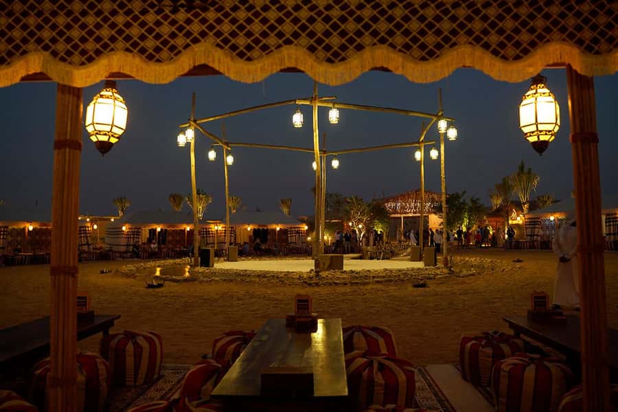 Dubai: Premium Safari, Camel Ride & Al Khayma Camp 3-Buffets - Camp activities before dinner