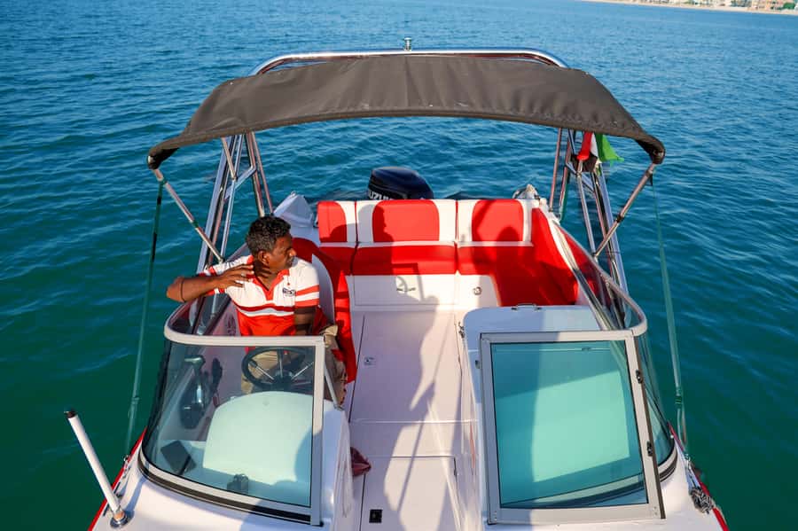 Dubai: Private Boat Tour - JBR/Burj Al Arab/Atlantis options - JBR from the sea