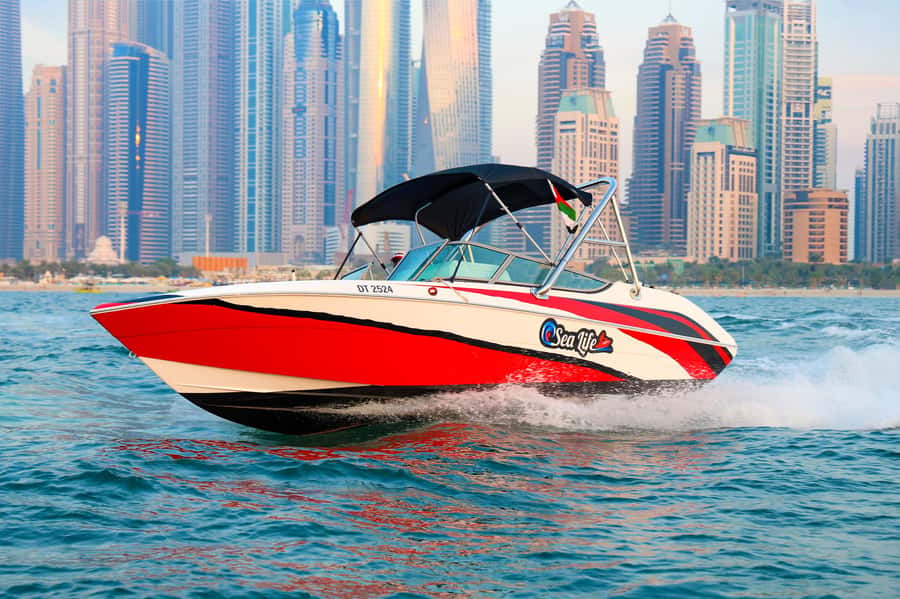 Dubai: Private Boat Tour - JBR/Burj Al Arab/Atlantis options - Starting at Dubai Harbour