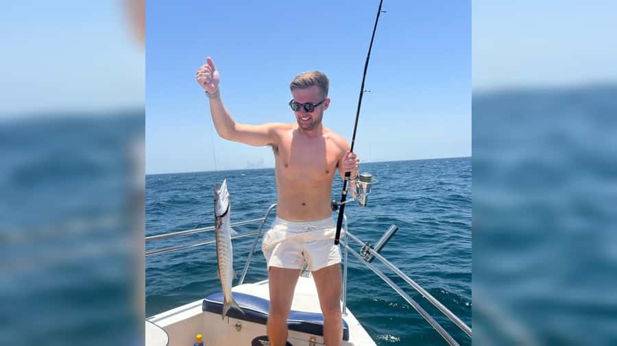 Dubai: Private Deep Sea Fishing Trip with BBQ of Catch - The BBQ catch on the return trip